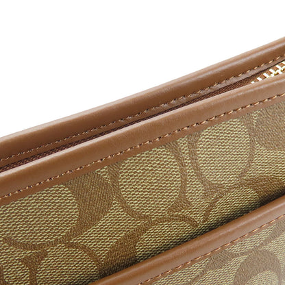 Coach Shoulder Bag F29210 Pvc, Leather Brown Signature Women