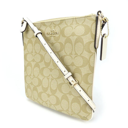 Coach Shoulder Bag F58309 Pvc, Leather White Women