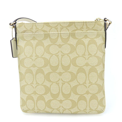 Coach Shoulder Bag F58309 Pvc, Leather White Women