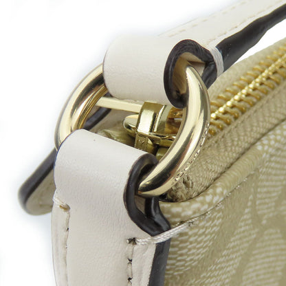 Coach Shoulder Bag F58309 Pvc, Leather White Women