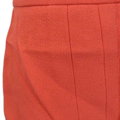 Chanel Skirt Wool Coral Pink Women