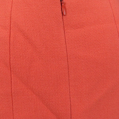 Chanel Skirt Wool Coral Pink Women