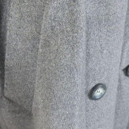 Max Mara Trench Coat Wool, Cashmere, Rayon Dark Gray Women