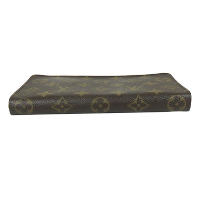 Louis Vuitton Long Wallet Purse M61727 Monogram Brown Porto Monezup Women