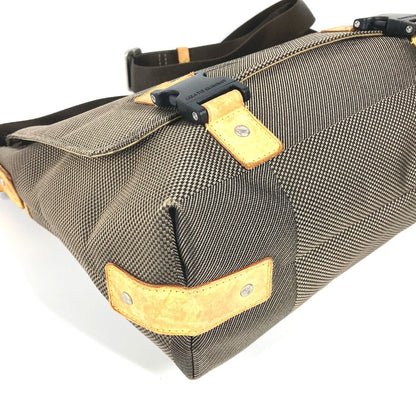 Louis Vuitton Shoulder Bag M93077 Damier Jean Canvas Khaki Damier Jean Roux Unisex(Unisex)