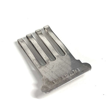 Bvlgari Money Clip Ps001601 Sv925 Silver Logo Mens