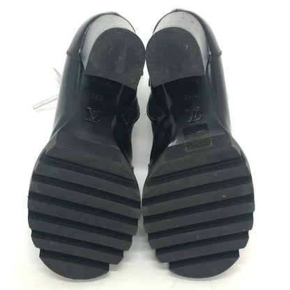 Louis Vuitton Boots Ma1117 Leather Black Star Trail Line Women 36.5