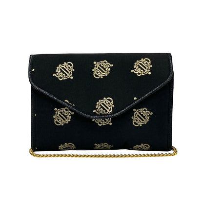 Dior Shoulder Bag Satin Black