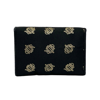 Dior Shoulder Bag Satin Black