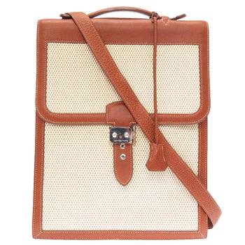 Hermes Shoulder Bag Buffl Brown Sac Adepesh Dplg Mens