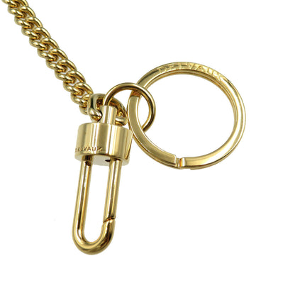 Delvaux Key Ring Leather Green Tempate Women