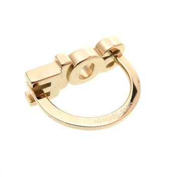 Hermes Scarf Ring Metal Gold Soie Women(Unisex)
