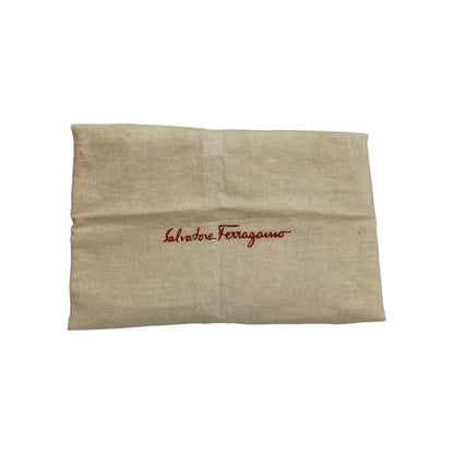 Salvatore Ferragamo Handbag Rattan Beige Gancini Women