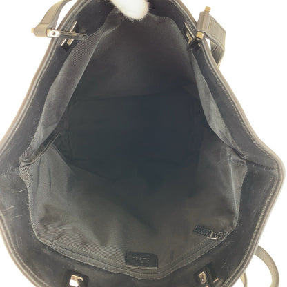 Gucci Tote Bag 31243 Gg Canvas Black Silvermetal