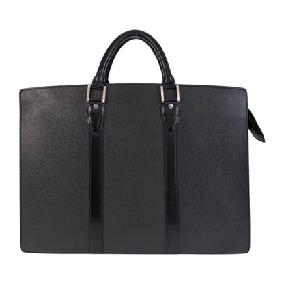 Louis Vuitton Business Bag M30052 Leather Ardoise Black Silvermetal Business Bag Briefcase Taiga
