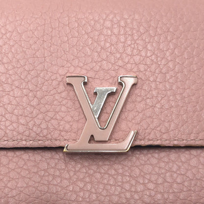 Louis Vuitton Tri-Fold Wallet M62156 Leather Pink Tri-Fold Wallet Folded Wallet Compact Wallet