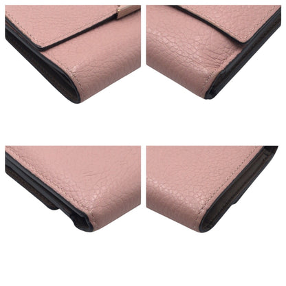 Louis Vuitton Tri-Fold Wallet M62156 Leather Pink Tri-Fold Wallet Folded Wallet Compact Wallet