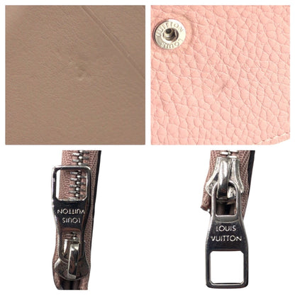 Louis Vuitton Tri-Fold Wallet M62156 Leather Pink Tri-Fold Wallet Folded Wallet Compact Wallet