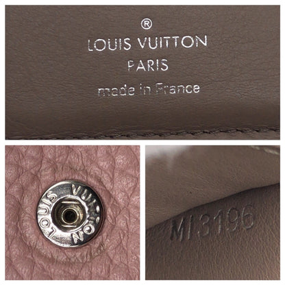 Louis Vuitton Tri-Fold Wallet M62156 Leather Pink Tri-Fold Wallet Folded Wallet Compact Wallet