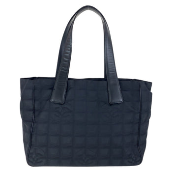 Chanel Tote Bag Canvas, Leather Black Goldmetal Tote Bag Shoulder Bag New Travel Line Coco Mark