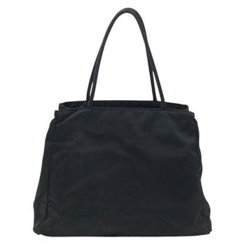 Prada Tote Bag Nylon Black Test Triangular Logo