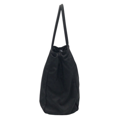 Prada Tote Bag Nylon Black Test Triangular Logo