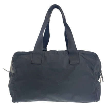 Prada Boston Duffel Bag Nylon Black Boston Duffel Bag Handbag Unisex Test Triangle With Logo Women