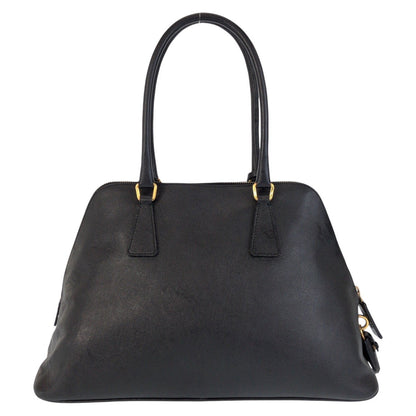Prada Handbag Leather Black Handbag Shoulder Bag Safiano Women