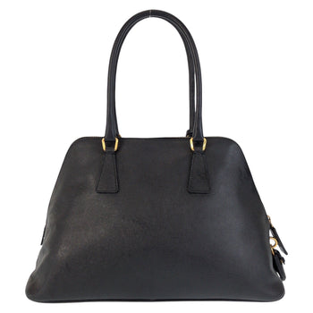 Prada Handbag Leather Black Handbag Shoulder Bag Safiano Women