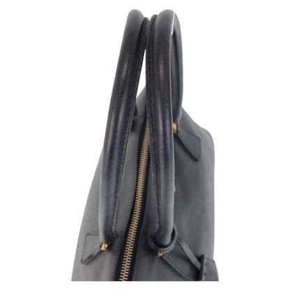 Prada Handbag Leather Black Handbag Shoulder Bag Safiano Women
