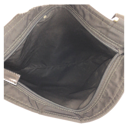 Prada Shoulder Bag Nylon Black Shoulder Bag Messenger Bag Test Triangle With Logo Women