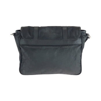 Gucci Shoulder Bag 510335 Nylon, Leather Black Shoulder Bag Pochette Unisex Mens