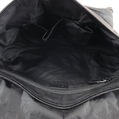 Gucci Shoulder Bag 510335 Nylon, Leather Black Shoulder Bag Pochette Unisex Mens