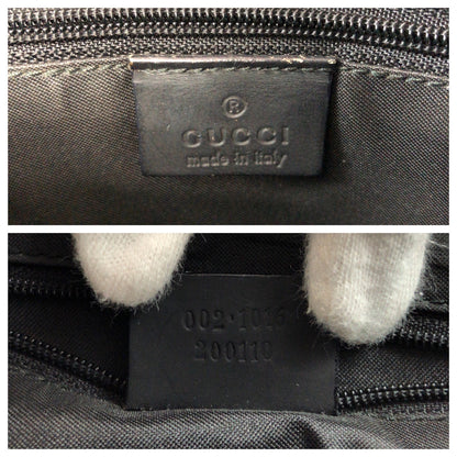 Gucci Handbag 002 1016 Nylon Black Handbag Tote Bag Bamboo Women