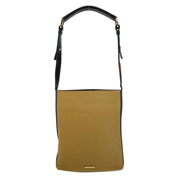 Gucci Shoulder Bag 4286 Canvas, Leather Camel Black Gold Metal Sherry Line Women