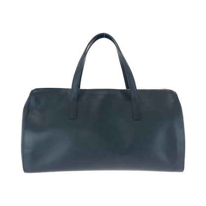 Prada Boston Duffel Bag Leather Navy Gold Metal Boston Duffel Bag Handbag Safiano Women(Unisex)