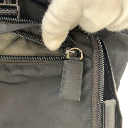Prada Backpack Nylon Black Silvermetal Backpacks & Daypacks Backpacks Test Triangle With Logo Women