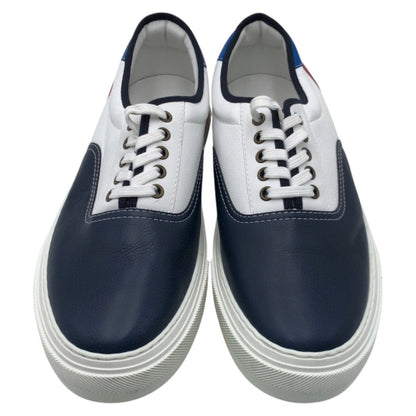 Louis Vuitton Sneakers Ms0139 Leather Navy White Red Sneakers Shoes Trocadero Line Mens 10