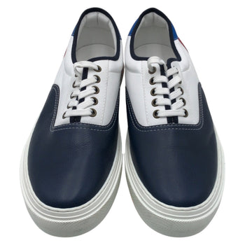 Louis Vuitton Sneakers Ms0139 Leather Navy White Red Sneakers Shoes Trocadero Line Mens 10