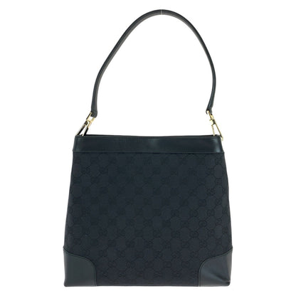 Gucci Shoulder Bag 001 4231 Gg Canvas, Leather Black Goldmetal Women
