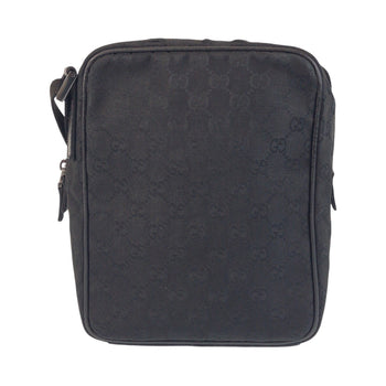 Gucci Shoulder Bag 122759 Gg Canvas Black Black Shoulder Bag Pochette Women(Unisex)