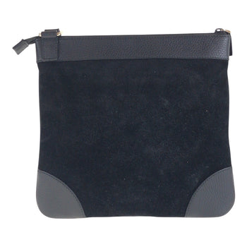 Gucci Shoulder Bag 272 396 Suede, Leather Black Silver Metal Crossbody Shoulder Bag Women