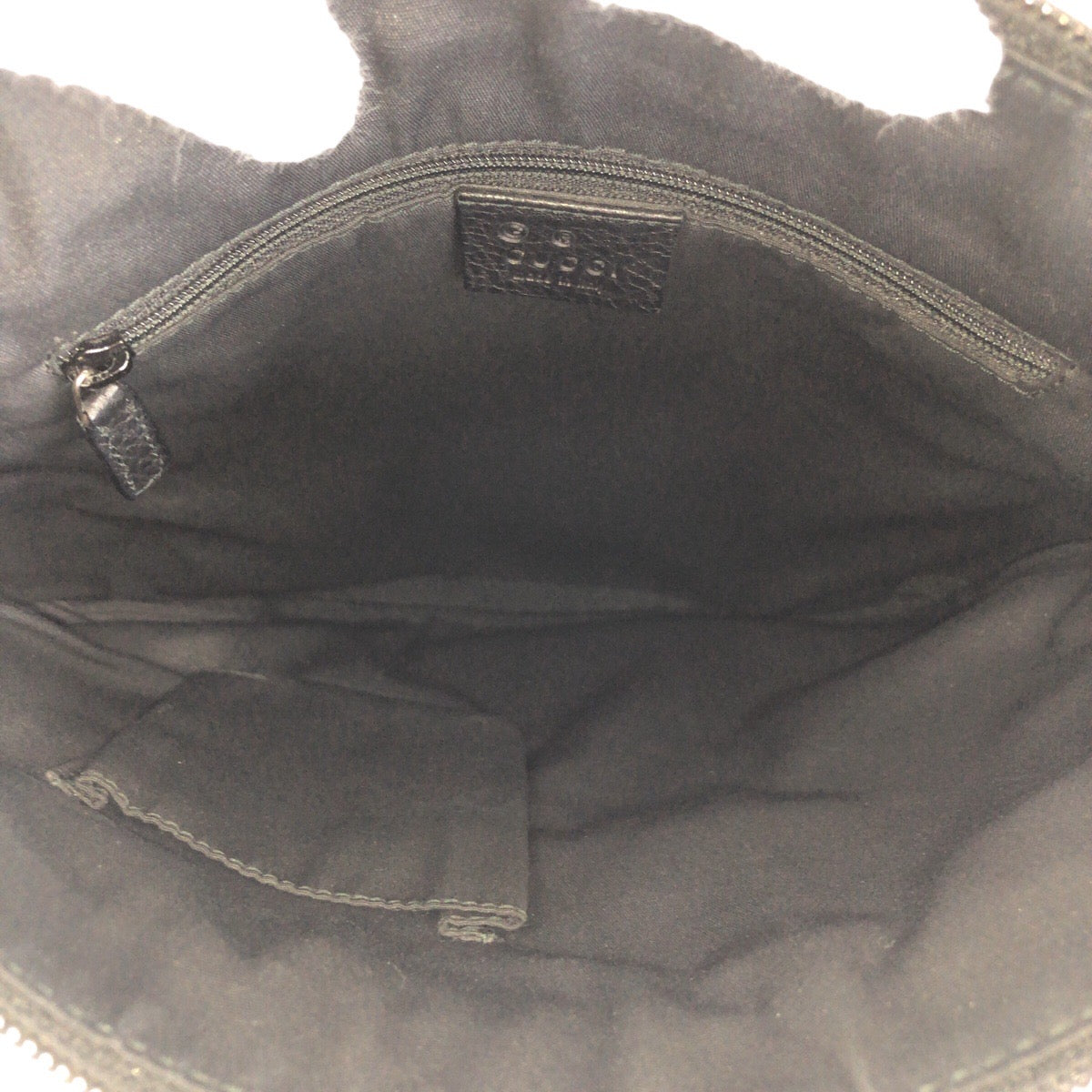 Gucci Shoulder Bag 272 396 Suede, Leather Black Silver Metal Crossbody Shoulder Bag Women