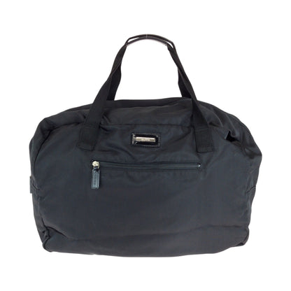 Gucci Boston Duffel Bag 012 0389 Nylon Black Silvermetal Boston Duffel Bag Handbag Women