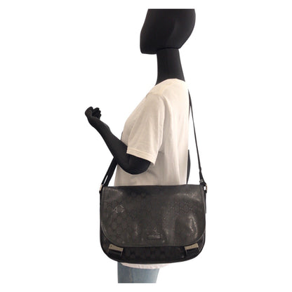 Gucci Shoulder Bag Pvc Black Shoulder Bag Messenger Bag Gg Implementation Women