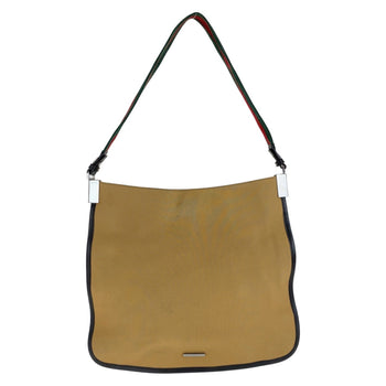 Gucci Shoulder Bag 001 4321 Canvas Beige Sherry Line Women