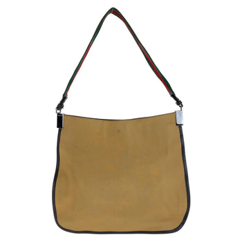 Gucci Shoulder Bag 001 4321 Canvas Beige Sherry Line Women