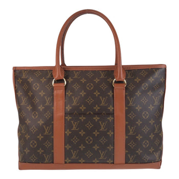 Louis Vuitton Tote Bag M42425 Pvc, Leather Brown Gold Metal Tote Bag Shoulder Bag Monogram Weekend