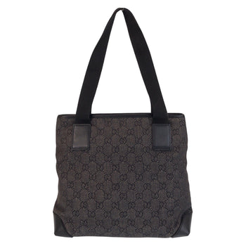 Gucci Tote Bag 28893 Gg Canvas, Leather Black Black Tote Bag Shoulder Bag Women