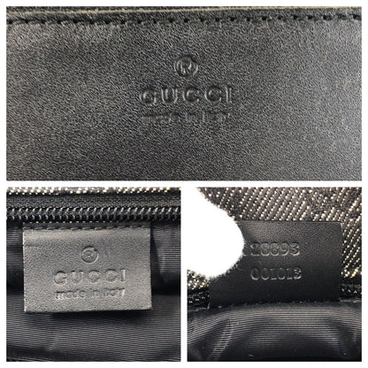 Gucci Tote Bag 28893 Gg Canvas, Leather Black Black Tote Bag Shoulder Bag Women